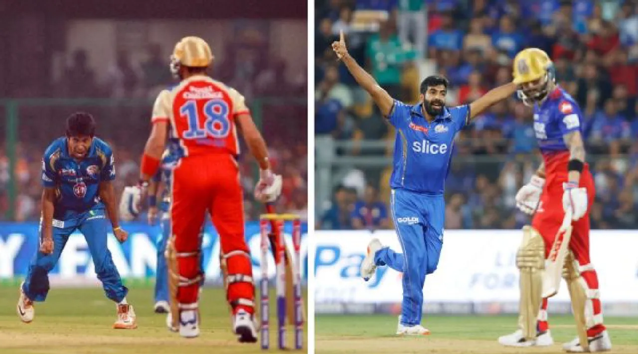 IPL 2013 to IPL 2024 Five times when Jasprit Bumrah dismissed Virat Kohli in the IPL Tamil News 