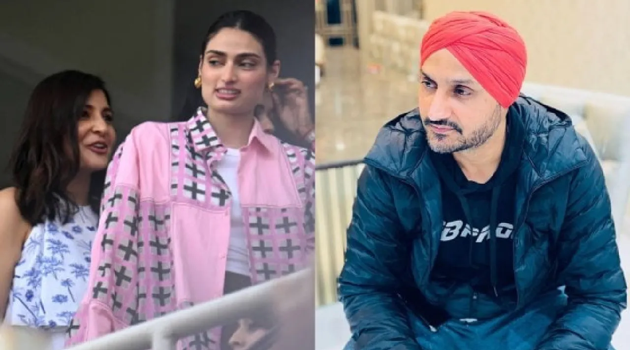 Netizens slam Harbhajan for sexist  comment Anushka and Athiya during ind vs aus final match