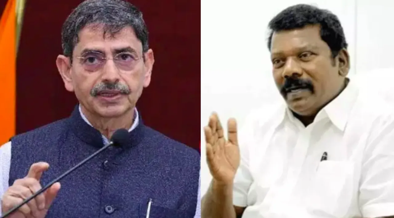 TN Congress leader Selvaperunthagai condemns  Governor RN Ravi imposing Hindi via DD Tamil TV Tamil News 