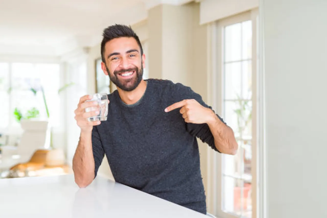 drinking water