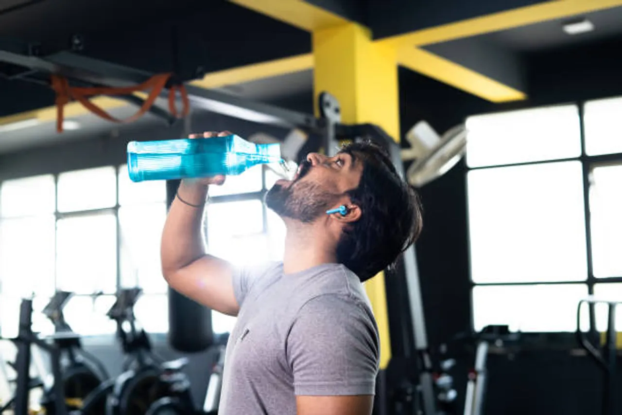 drinking water