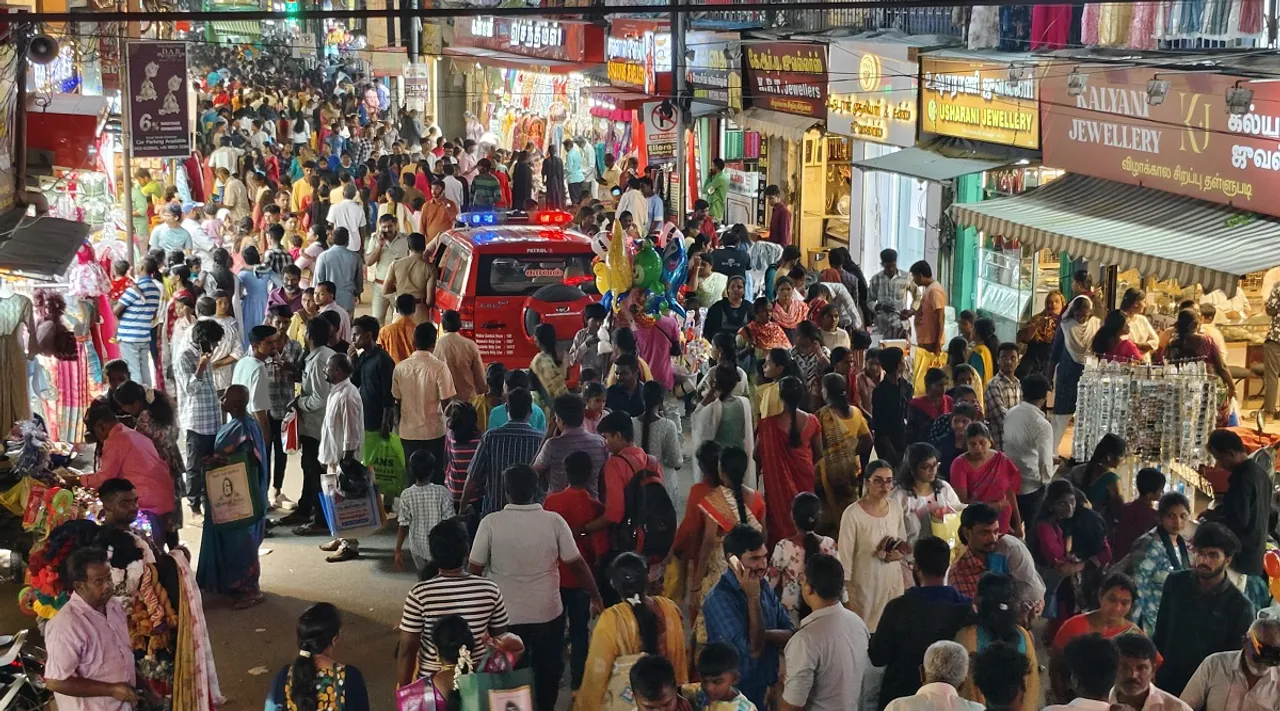 Kovai Diwali shopping