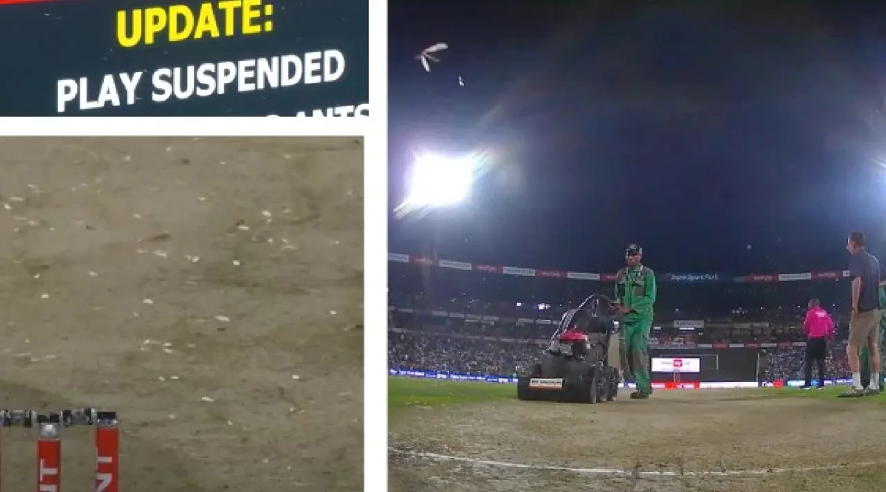 Why third India vs South Africa 3rd T20I was halted tamil news 