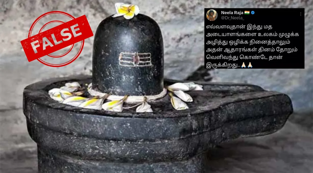 fact check 6000 old shiva lingam found at south africa Tamil News 