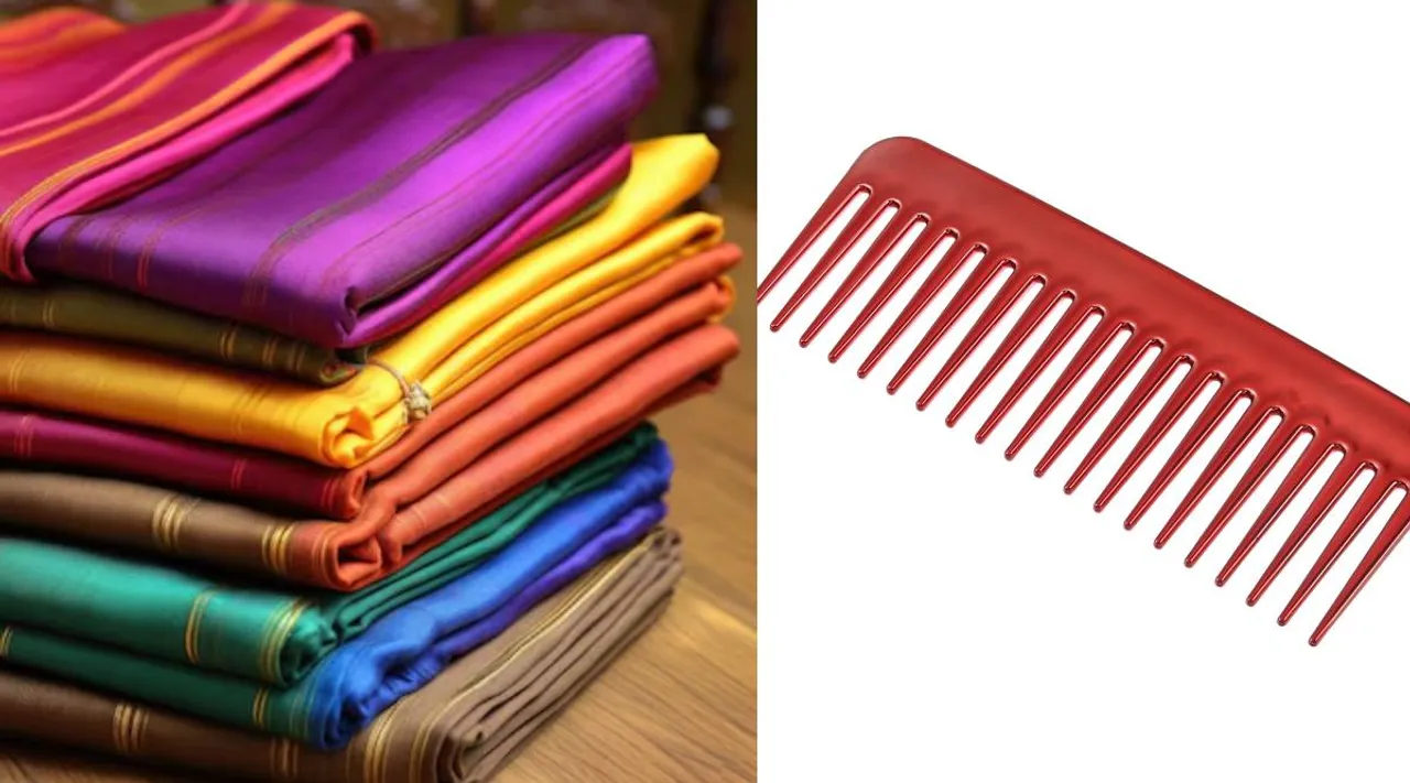 Saree and comb