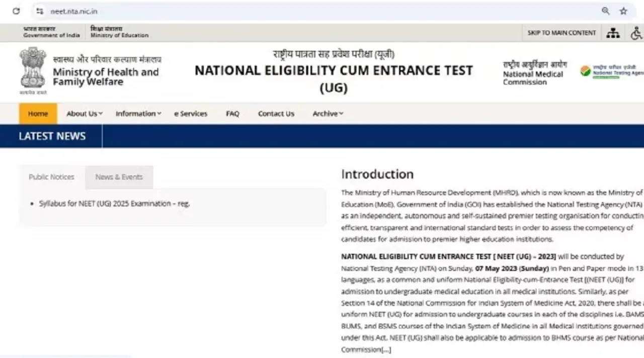 neet syllabus