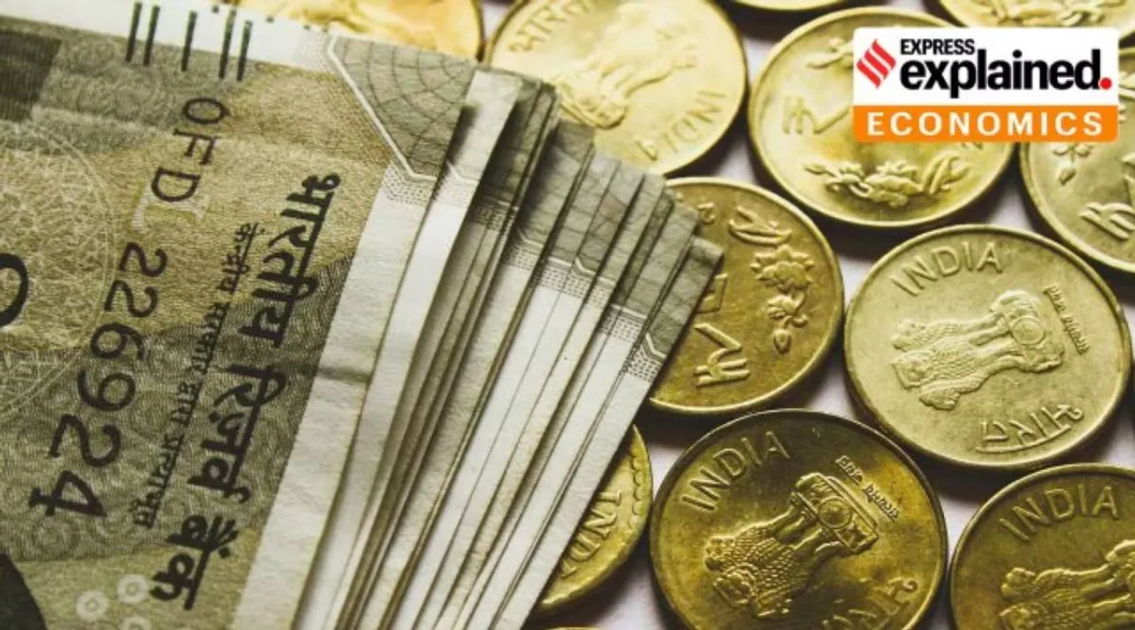 falling rupee against dollar