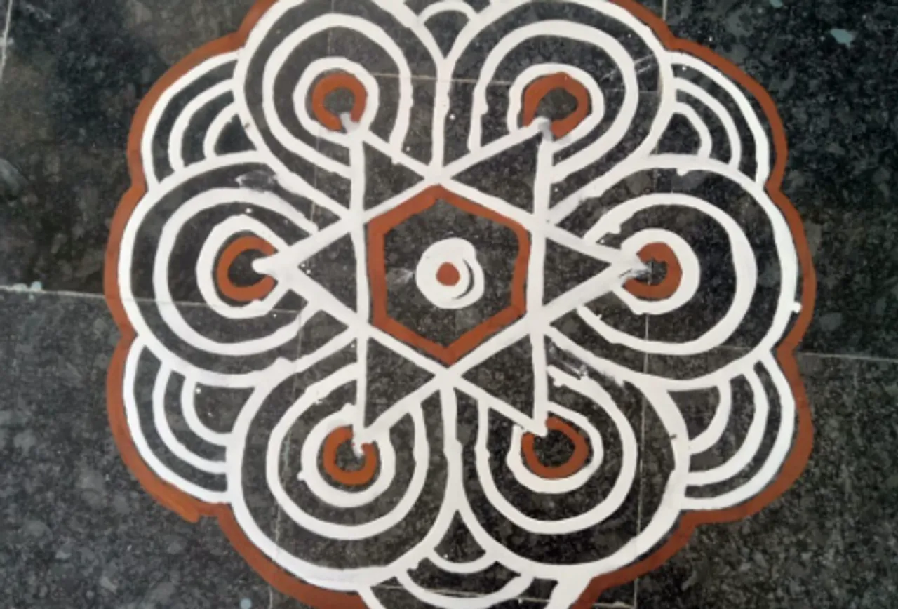 arisi maavu kolam
