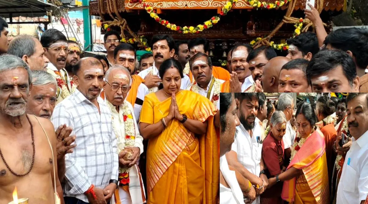 வானதி ஸ்ரீனிவாசன் தரிசனம்