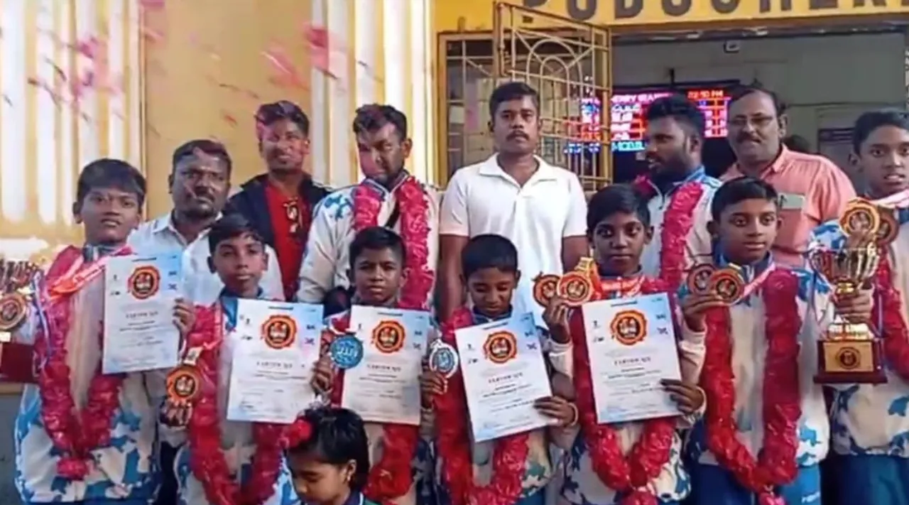 Puducherry students win medals in 4th India Open International Kickboxing Tournament 2025 Tamil News