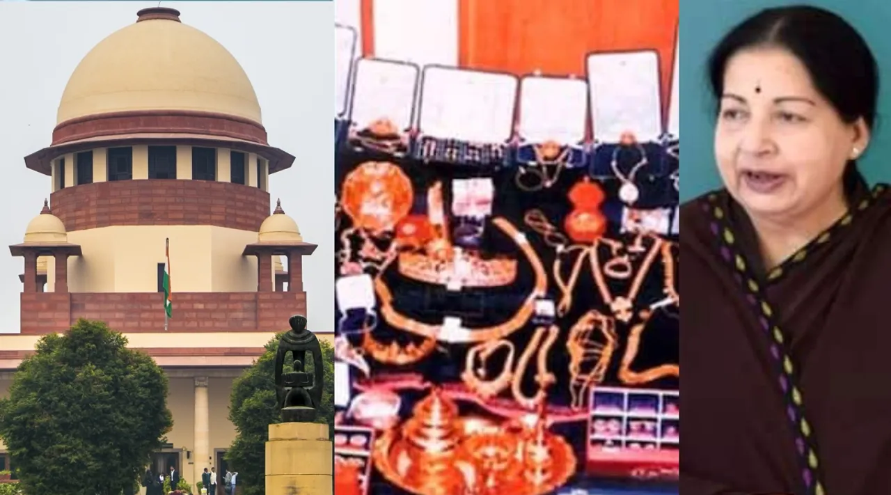 Supreme Court order to hand over confiscated valuables of Jayalalithaa to TN govt Tamil News