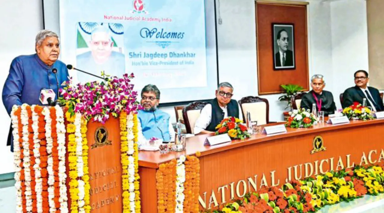 How can CJI be involved in executive appointments Vice President Jagdeep Dhankhar Tamil News