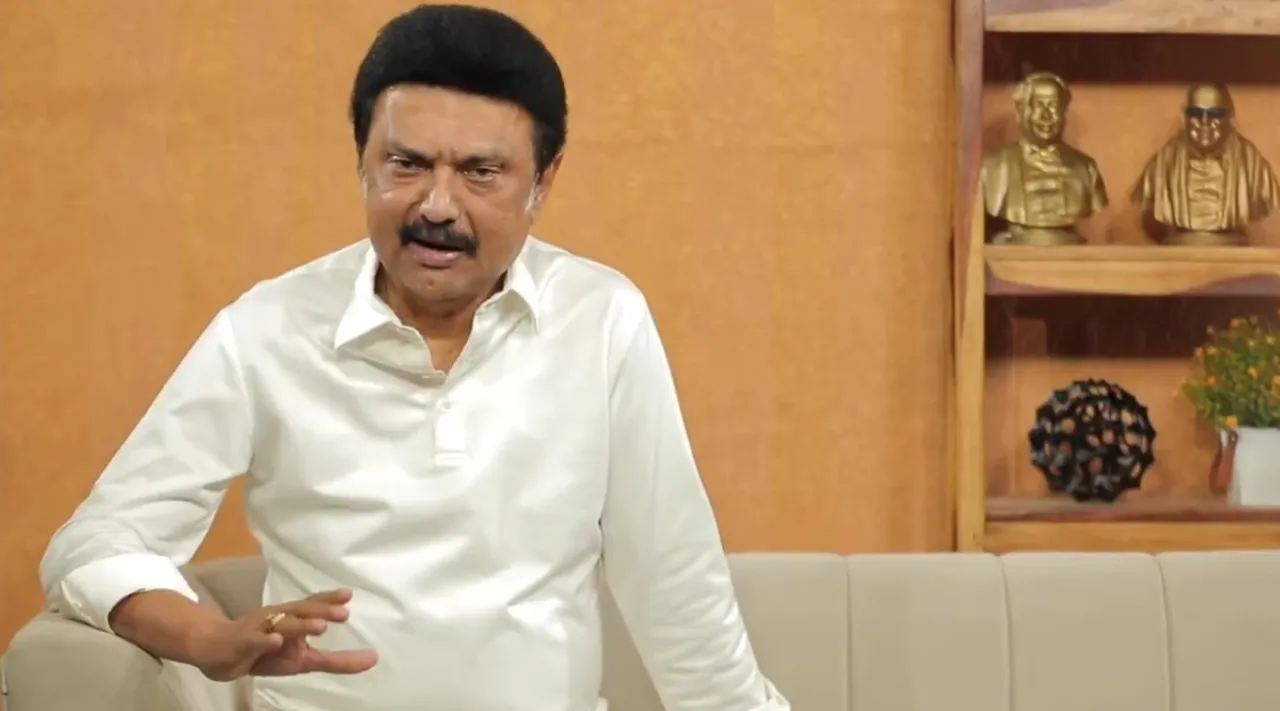 TN CM MK Stalin about AIADMK EPS union budget 2025 Ungalil Oruvan video Tamil News