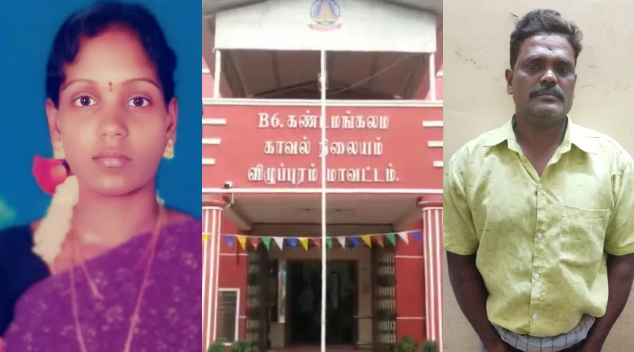 Viluppuram Man kills wife with Grinding stone suspecting her fidelity 