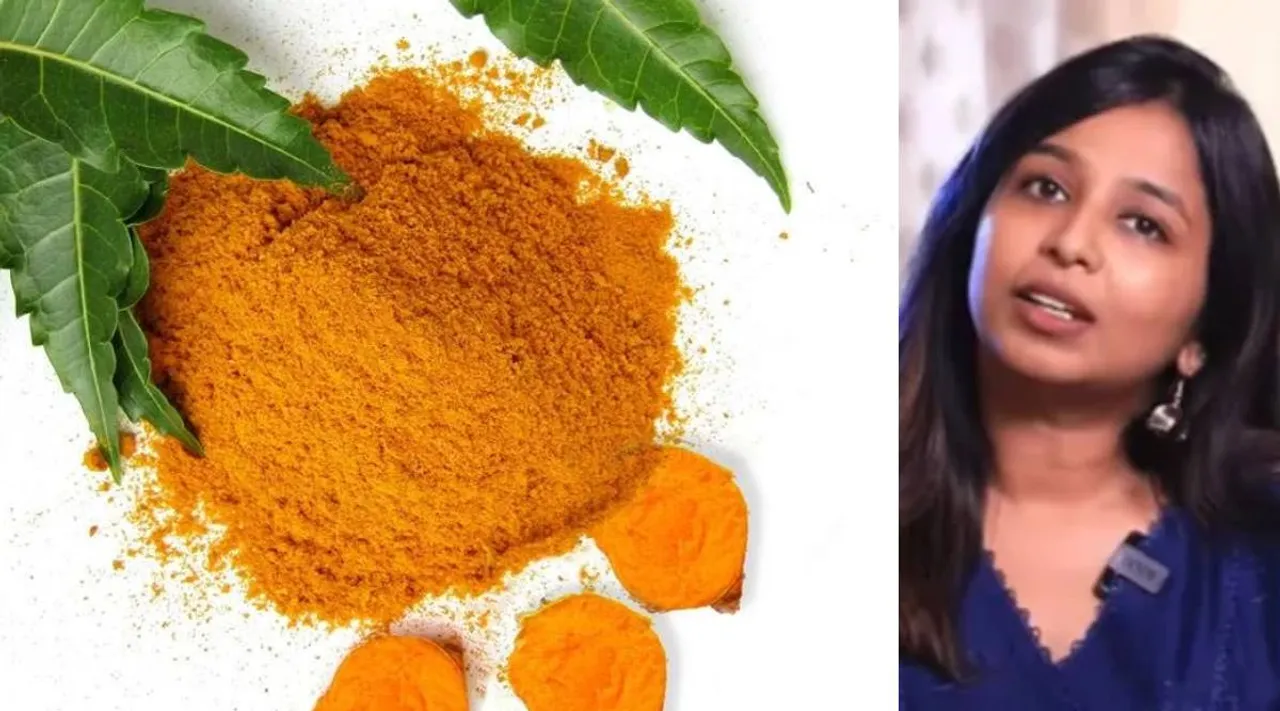 Turmeric and neem balls