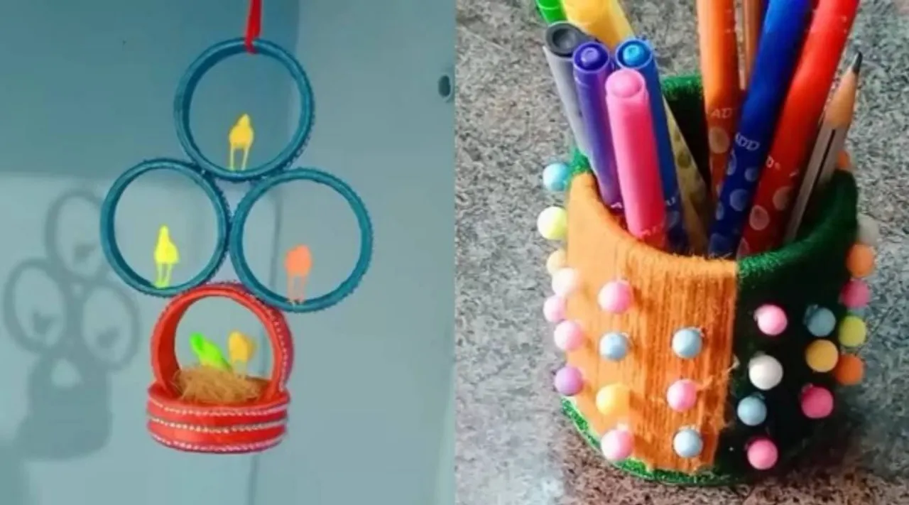 home decorations with bangles
