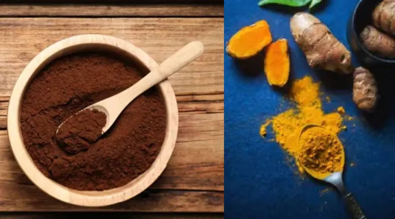 Coffee and turmeric
