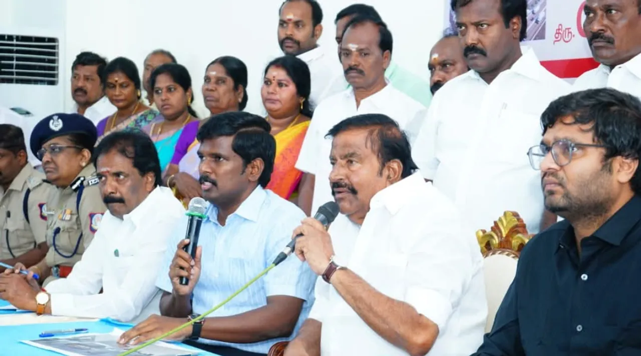 TN Minister KN Nehru on trichy panjapur bus stand opening date Tamil News 
