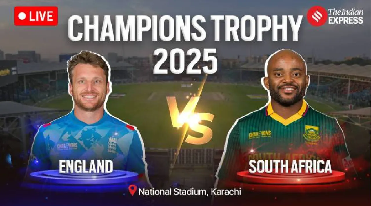england vs south africa live cricket score champions trophy 2025 11th match eng vs sa live scorecard updates karachi Tamil News   