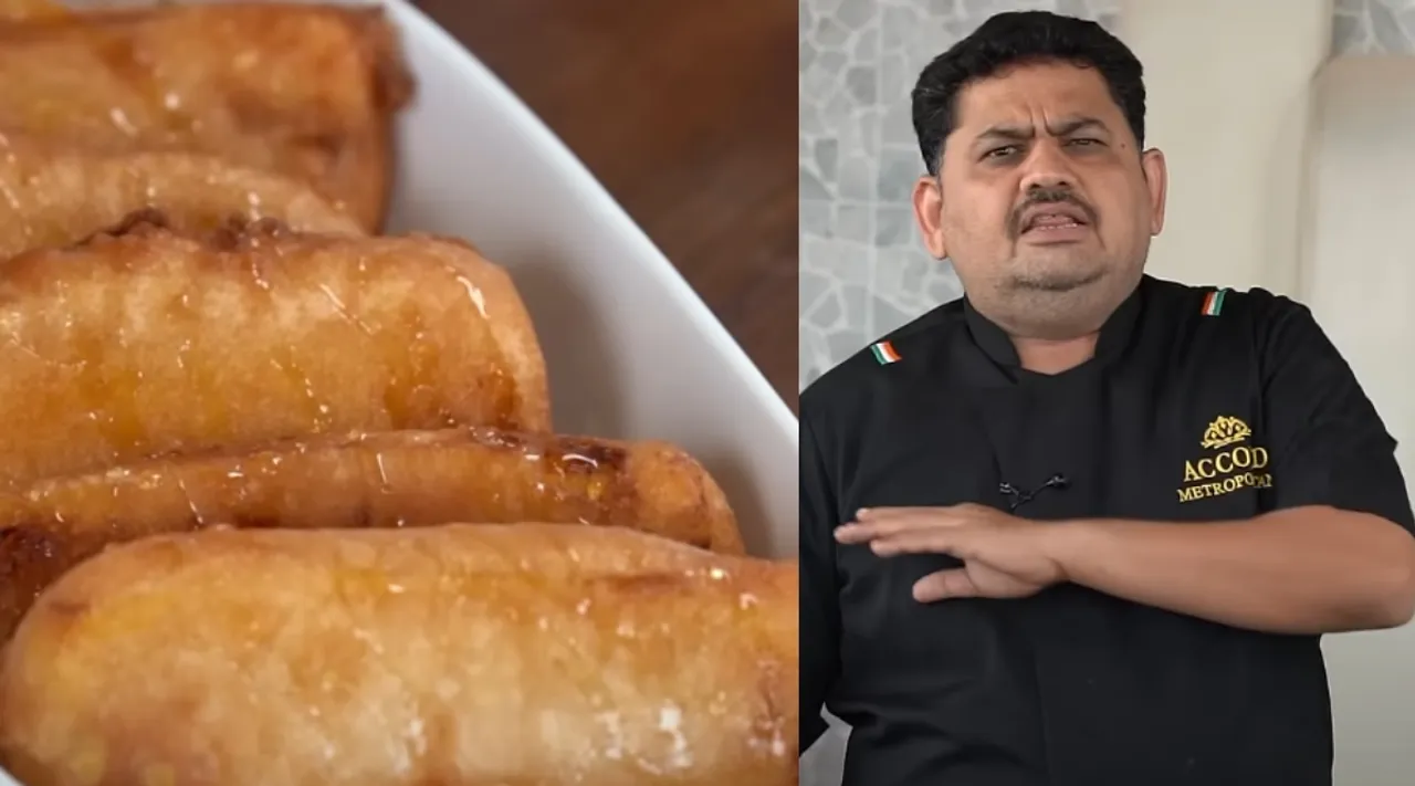 Venkatesh Bhat Pazham pori Kerala style evening snack in Tamil