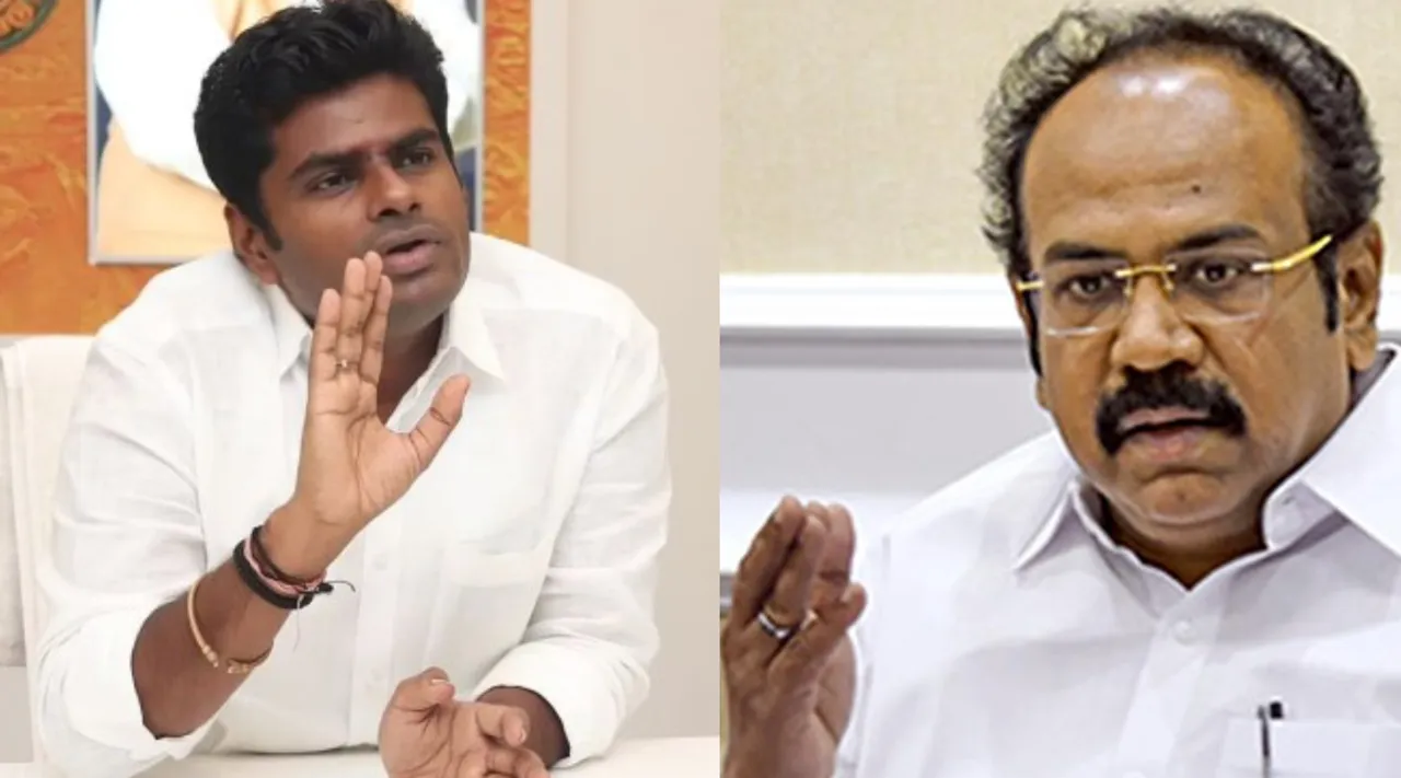 TN BJP chief Annamalai responds to DMK Minister Thangam Thennarasu Tamil News 