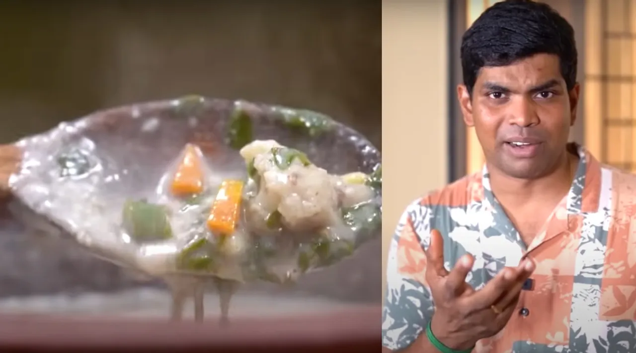 Chef Deena Vegetable Weight Loss Soup in tamil