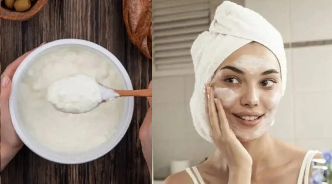 Flax seeds & curd face pack