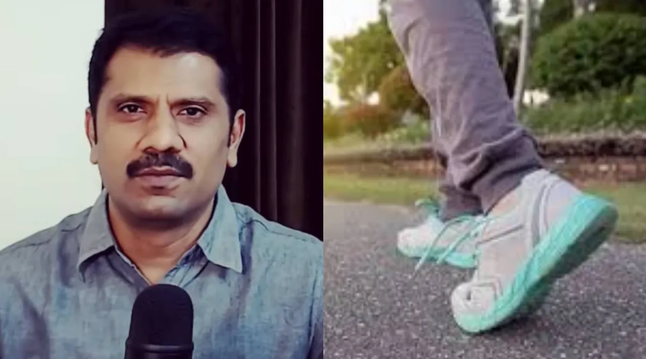 Dr Arun Karthik walking