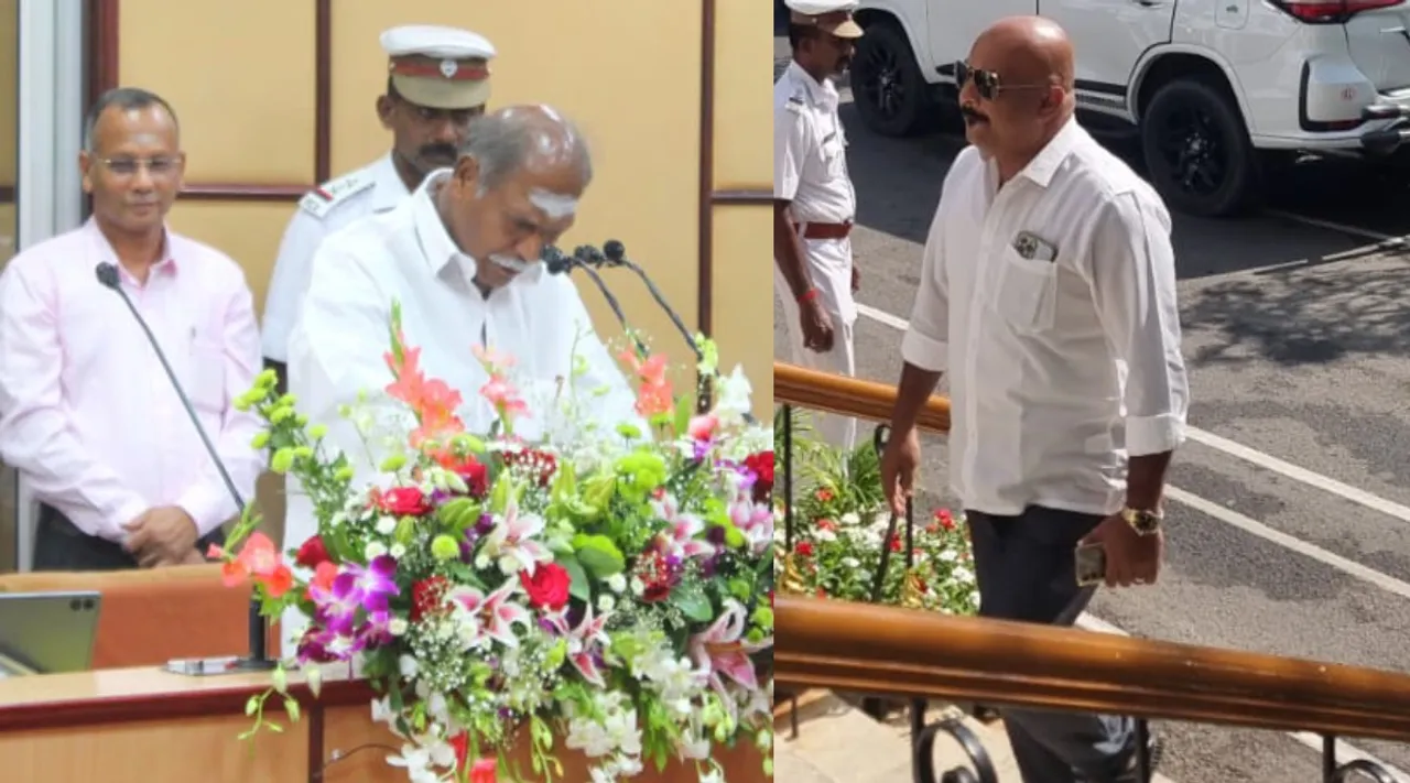 Karaikal MLA PR Siva walkout over Puducherry Legislative Assembly Budget 2025 Tamil News