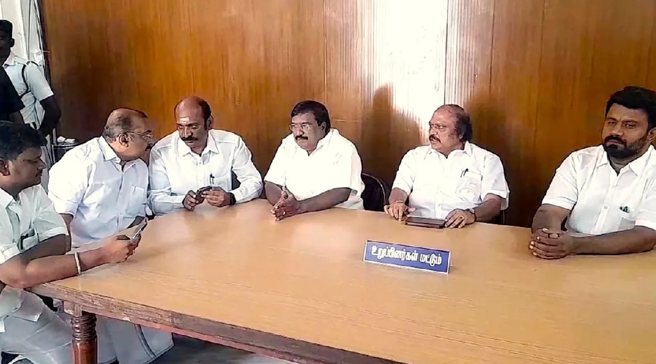 R Siva DMK Puducherry Legislative Assembly opposition leader on three language formula Tamil News 