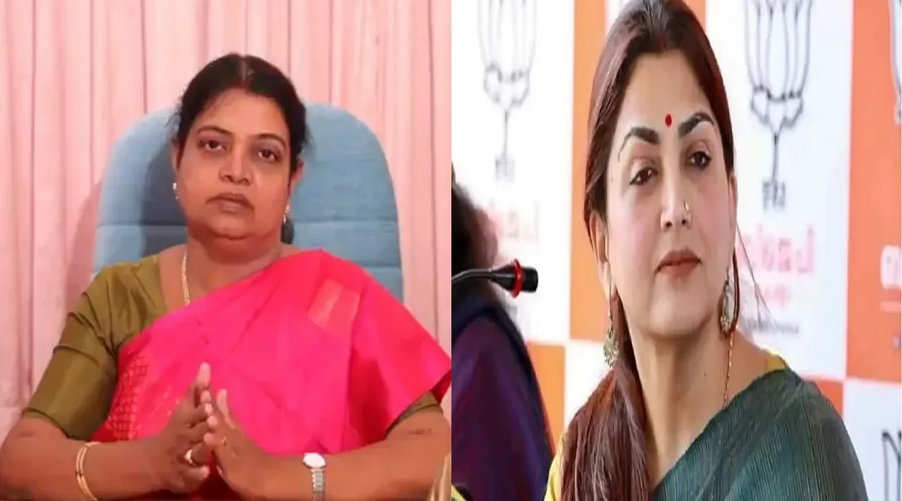 Geetha Jeevan and kushboo