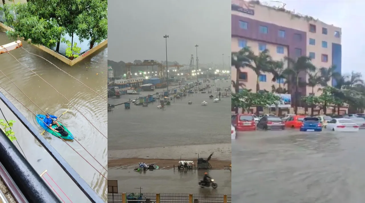Video Cyclone Michaung wreaks havoc across Chennai parts of TN tamil news 