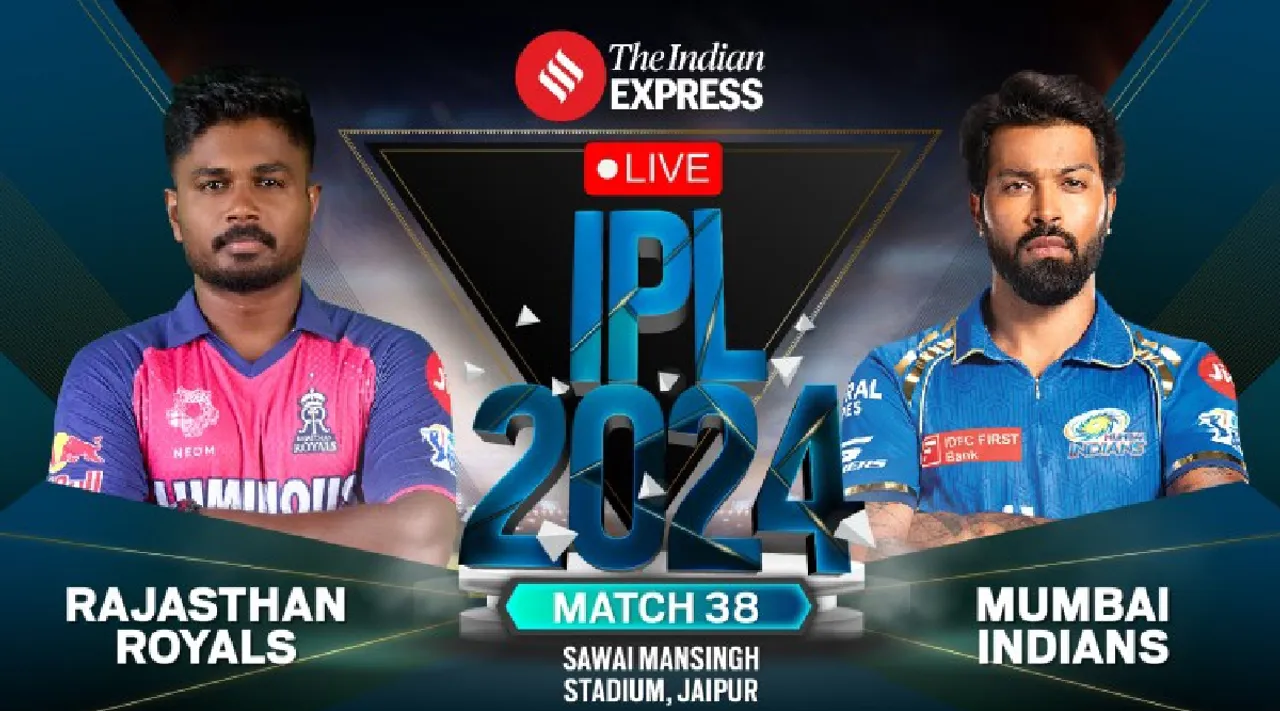 RR vs MI Live Score IPL 2024 match 38 today Rajasthan Royals vs Mumbai Indians scorecard updates in tamil 