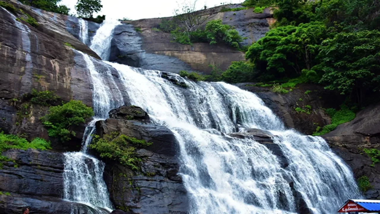 Old Courtallam Waterfall For Bathing