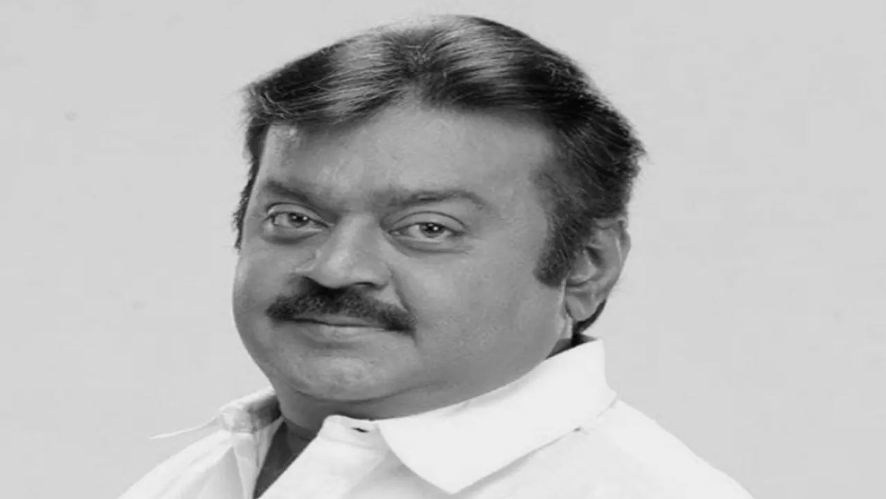 Kanimozhi has condoled the death of DMDK president Vijayakanth