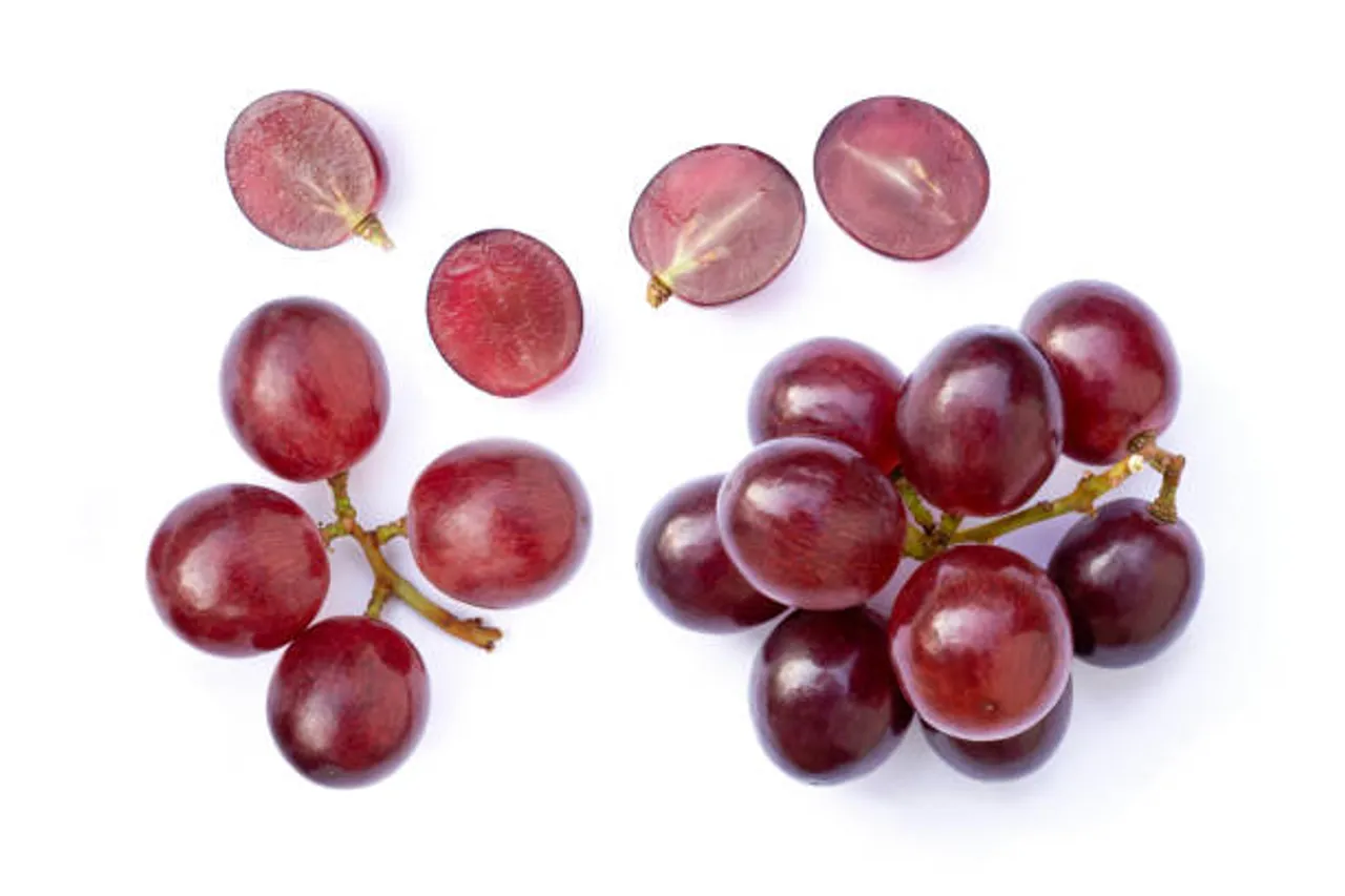 red grapes