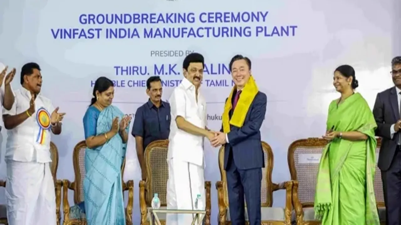 Vinfast is investing Rs 5000 crore in Thoothukudi