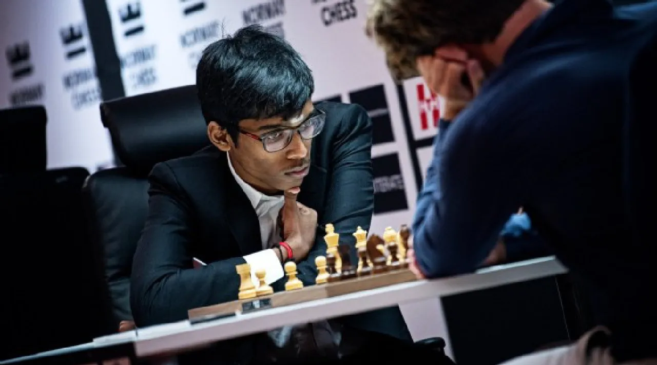 Praggnanandhaa on  beating Magnus Carlsen Norway Chess tournament Tamil News 