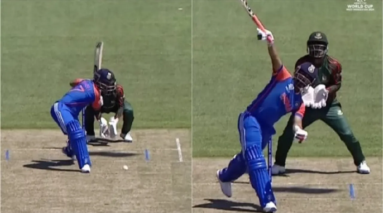 Why Rishabh Pants onehanded shots are a double edged sword Tamil News 