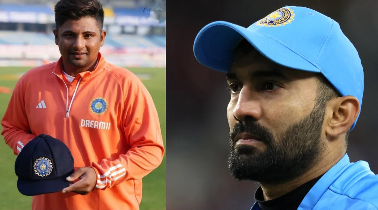 Sarfaraz Khan debut Dinesh Karthik Backs TN player Baba Indrajith for Team India Tamil News 