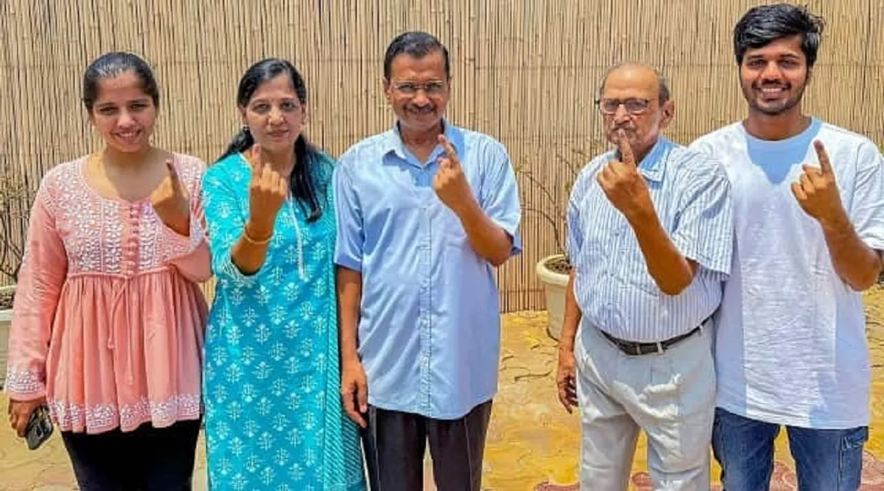 kejriwal vote family