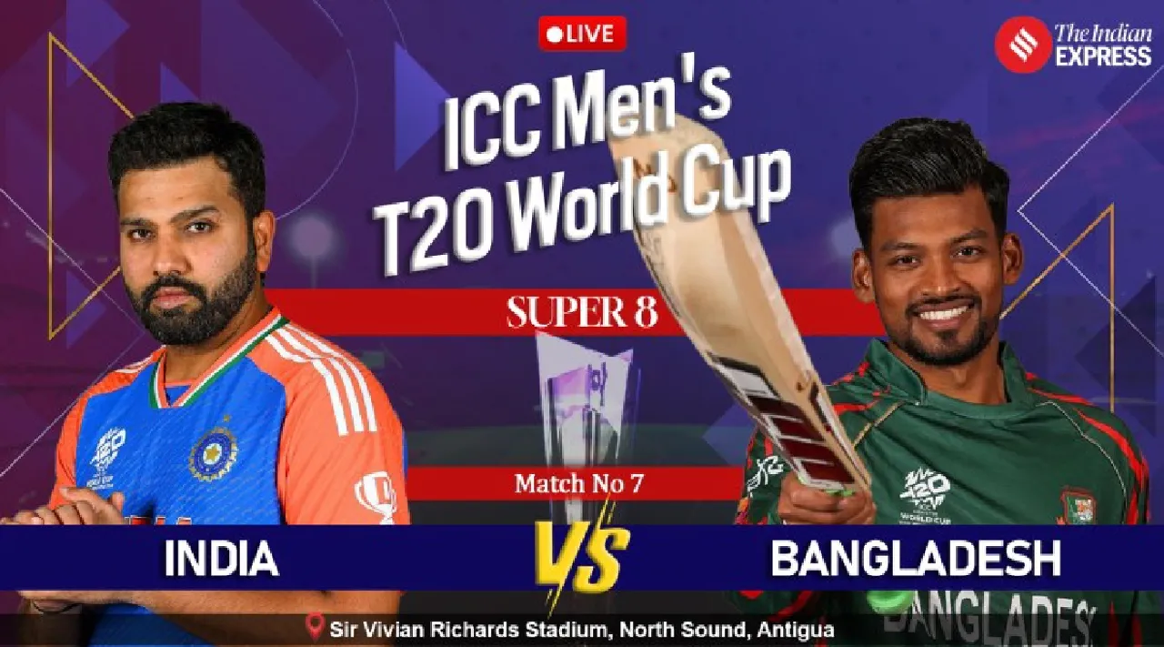 India vs Bangladesh ICC T20 World Cup 2024 Live score updated in tamil