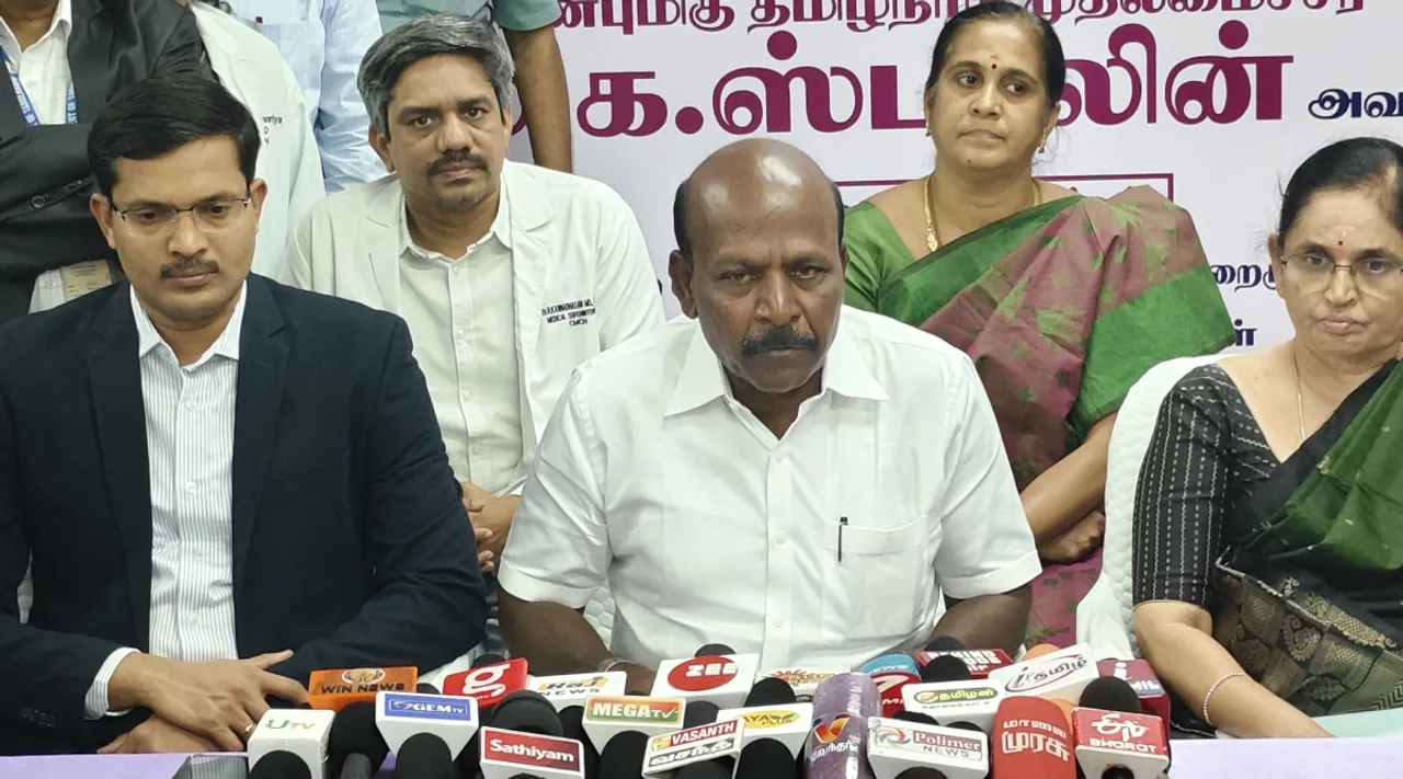 TN minister Ma Subramanian cancer ct scan Coimbatore govt hospital press meet Tamil News 