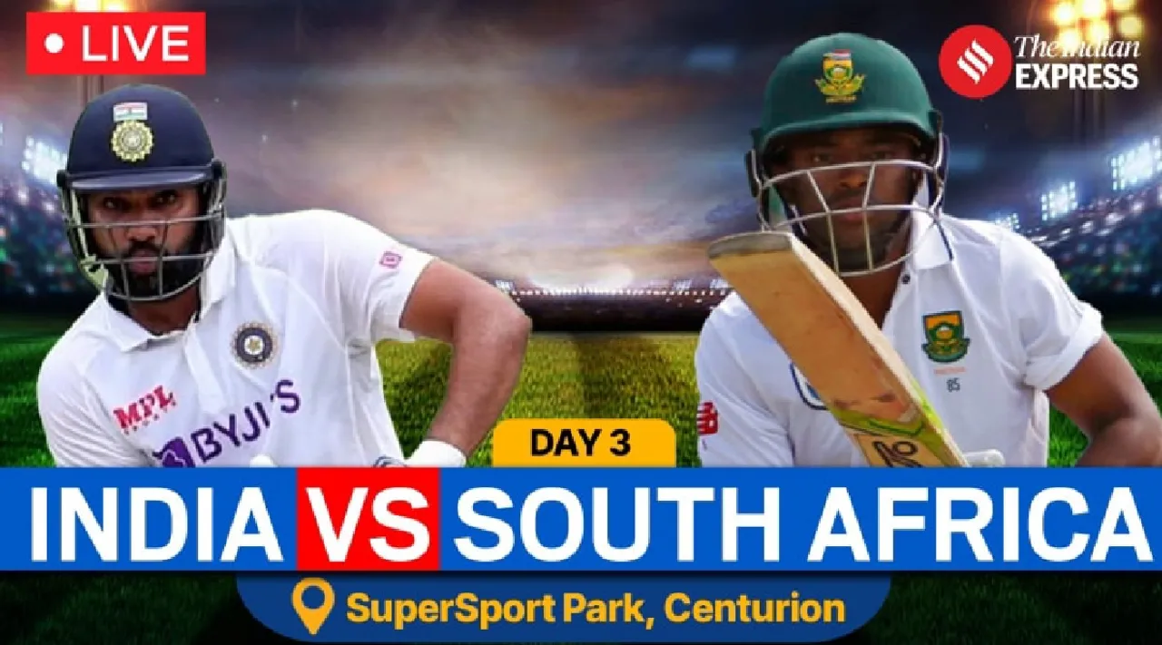 India vs South Africa Live Score, 1st Test Day 3