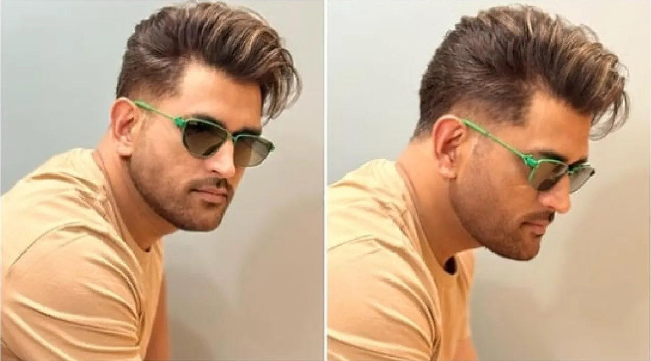 MS Dhoni new hairstyle goes viral Tamil News 