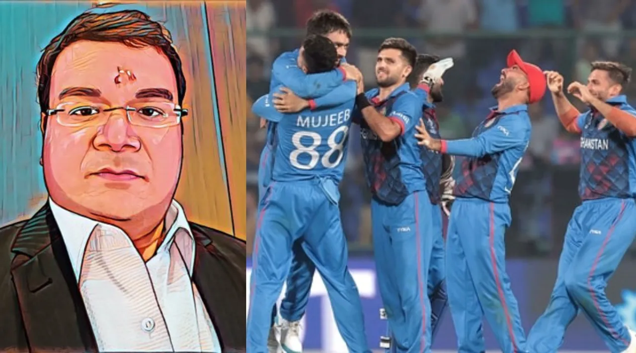 Astrologer Sumit Bajaj prediction on Eng vs Afg match tweet goes viral Tamil News 