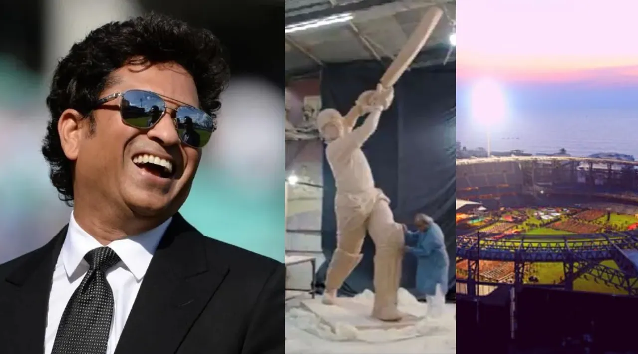 Sachin Tendulkar statue and free popcorn cold drink for fans on 2 November at Wankhede Tamil News 