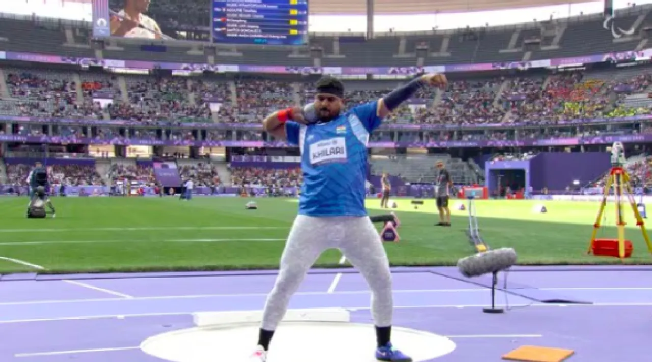 Sachin Khilari wins silver at Paris Paralympics in men's shot put F46 final Tamil News 