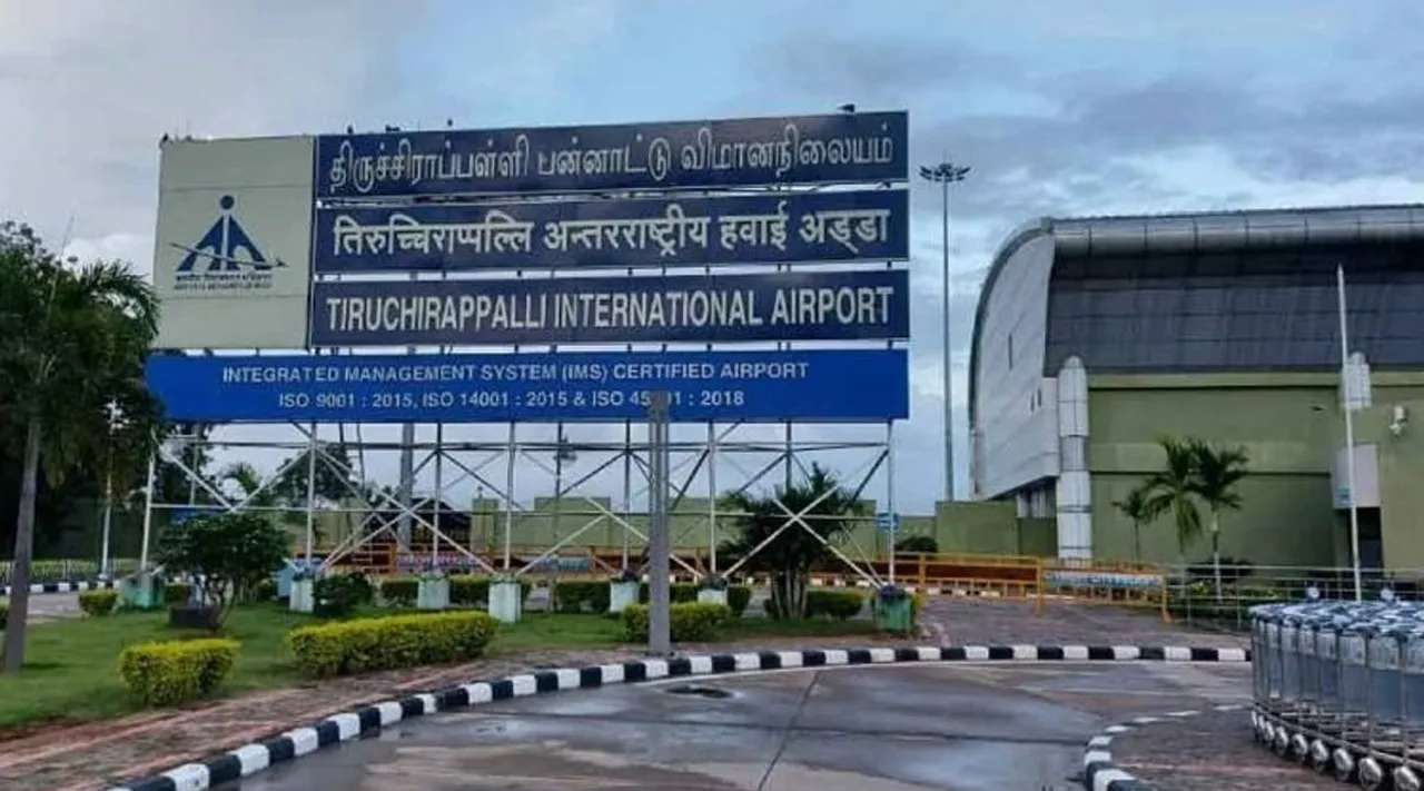  Trichy airport bomb threat at 4 locations via Facebook Tamil News 