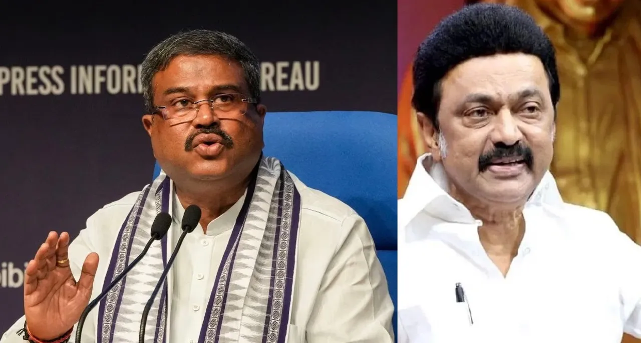 mk stalin dharmendra pradhan